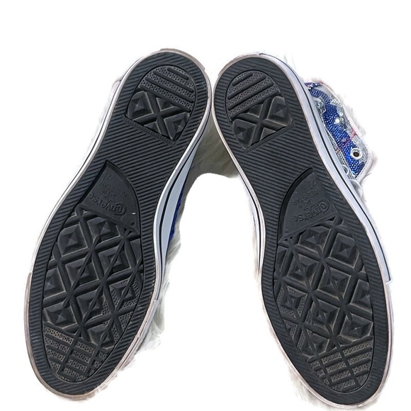 Converse Chuck Taylors Sparkly High Top Sneakers - Picture 10 of 12